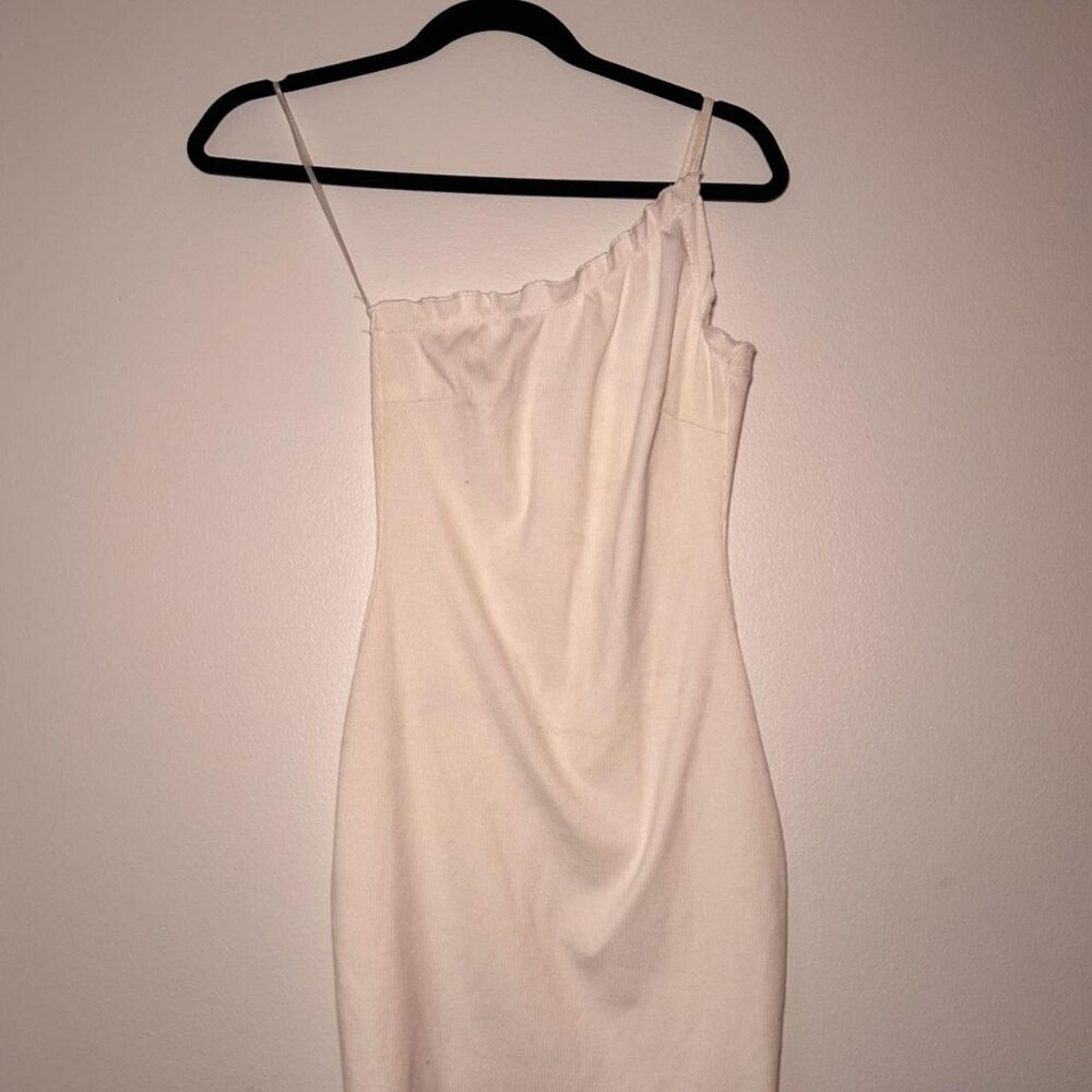 Lf Women's White and Cream Dress